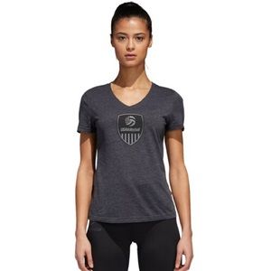 Women's adidas Volleyball V-Neck Tee